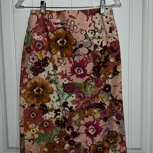 J. Crew Floral Skirt